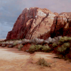 SnowCanyonCliff36x36Oil.jpg
